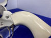 1993 Colt Single Action Army .45 *GORGEOUS NICKEL FINISH* Genuine Ivory