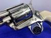 1993 Colt Single Action Army .45 *GORGEOUS NICKEL FINISH* Genuine Ivory