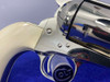 1993 Colt Single Action Army .45 *GORGEOUS NICKEL FINISH* Genuine Ivory