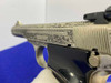 1972 FN/Browning 10/71 .380 ACP *RENAISSANCE-STYLE FLORAL SCROLL ENGRAVING*