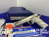 Colt Delta Elite 10mm *ABSOLUTELY GORGEOUS BRIGHT STAINLESS & 24k GOLD*