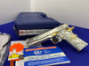 Colt Delta Elite 10mm *ABSOLUTELY GORGEOUS BRIGHT STAINLESS & 24k GOLD*