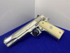1988 Colt Government Series 80 .45 ACP -BREATHTAKING BRIGHT STAINLESS-