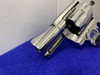 1999 Colt DS-II .38 Spl -BREATHTAKING BRIGHT STAINLESS- Genuine Stags