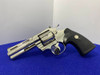 1979 Colt Python .357 Mag 4" *GORGEOUS BRIGHT NICKEL PYTHON*