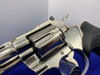 1979 Colt Python .357 Mag 4" *GORGEOUS BRIGHT NICKEL PYTHON*