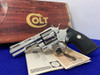 1979 Colt Python .357 Mag 4" *GORGEOUS BRIGHT NICKEL PYTHON*