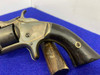 Smith Wesson Model 1 .22 Rimfire Blued 3 1/4" **FANTASTIC 2ND ISSUE MODEL*