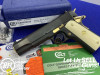 Colt Government .45 ACP Blue 5" *EYE-CATCHING GOLDEN ACCENTS* Mint Example
