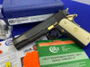Colt Government .45 ACP Blue 5" *EYE-CATCHING GOLDEN ACCENTS* Mint Example