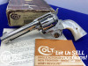 1981 Colt Single Action Army .45LC NICKEL 4.75" *GORGEOUS 3rd GEN EXAMPLE*