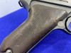 1914 LP-08 Erfurt Artillery Luger 7.65mm 8" *SCARCE EXAMPLE 1 of 23,000*