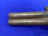 Belgian Double-Barreled Percussion Boot Pistol 3 1/2"**GREAT ANTIQUE PISTOL*