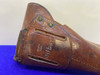 WWII U.S. M1911 / M1911A1 U.S. Leather Flap Holster *VINTAGE WWII HOLSTER*