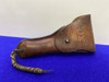 WWII U.S. M1911 / M1911A1 U.S. Leather Flap Holster *VINTAGE WWII HOLSTER*