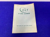 Vintage 1941 Colt Revolvers & Automatic Pistols Catalog *COLT COLLECTIBLE*