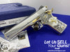 Colt Delta Elite MKIV 10mm *ABSOLUTELY GORGEOUS BRIGHT STAINLESS & 24K GOLD