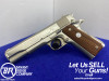 1975 Colt Government MKIV Series 70 .45 ACP 5" *RARE SATIN NICKEL FINISH*