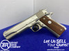 1975 Colt Government MKIV Series 70 .45 ACP 5" *RARE SATIN NICKEL FINISH*
