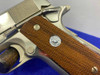 1975 Colt Government MKIV Series 70 .45 ACP 5" *RARE SATIN NICKEL FINISH*