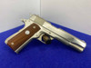 1975 Colt Government MKIV Series 70 .45 ACP 5" *RARE SATIN NICKEL FINISH*