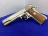 1972 Colt Government MKIV Series 70 .45 ACP 5" *STUNNING NICKEL FINISH*