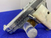 1958 Beretta 418 .25 ACP Chrome 2.25" *FACTORY ENGRAVED POCKET PISTOL*