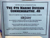 *Colt Government 1911A1 .45acp *4TH DIVISION MARINE COMMEMORATIVE 4MD004*