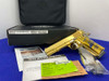 RIA 1911-A1 GI Standard FS .38 Super Gold 5" *STRIKING "FIGHT TRUMP" GRIPS*