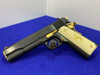 Colt Government .45ACP 5" *ROYAL BLUE with STUNNING GOLDEN ACCENTS*