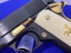 Colt Government .45ACP 5" *ROYAL BLUE with STUNNING GOLDEN ACCENTS*