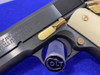 Colt Government .45ACP 5" *ROYAL BLUE with STUNNING GOLDEN ACCENTS*