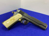 Colt Government .45ACP 5" *ROYAL BLUE with STUNNING GOLDEN ACCENTS*