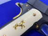 Colt Government .45ACP 5" *ROYAL BLUE with STUNNING GOLDEN ACCENTS*