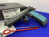 CZ Shadow 2 SA 9mm Luger Black 4.89" *EYE CATCHING BLUE ALUMINUM GRIPS*