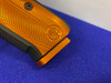 CZ Shadow 2 9mm Luger Black 4.89" *EYE CATCHING ORANGE ALUMINUM GRIPS*