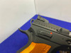 CZ Shadow 2 9mm Luger Black 4.89" *EYE CATCHING ORANGE ALUMINUM GRIPS*