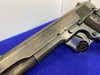 1918 Colt 1911 US Army .45 ACP Blue 5" *ICONIC LATE WWI 1911* Superb