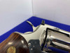1970 Colt Python Nickel 6" -DESIRABLE COLT CUSTOM SHOP EXAMPLE-  