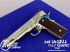 *Smith Wesson 945-1 PC .45ACP 5" - MIRRORED STAINLESS - FIRE BLUE ACCENTS