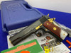 *Colt Government .45ACP 5" *STUNNING GOLDEN ACCENTS* Mint Example