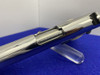 *Colt Government .38 Super 5" -MIRRORED STAINLESS- *FIRE BLUE ACCENTS*