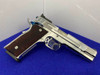 Smith Wesson 945-1 PC .45ACP 5" - MIRRORED STAINLESS - FIRE BLUE ACCENTS
