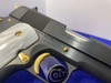 Colt Government .38 Super Blue 5" *STUNNING GOLD ACCENTS w/ PEARLITE GRIPS*