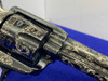 Ruger Blackhawk .357 -STAINLESS INLAYED HAND ENGRAVED- Brian Cosby Custom