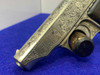 Deutsche Werke Ortgies Pocket Pistol 25 ACP*BEAUTIFUL HAND-ENGRAVED PISTOL*