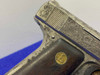 Deutsche Werke Ortgies Pocket Pistol 25 ACP*BEAUTIFUL HAND-ENGRAVED PISTOL*