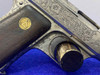 Deutsche Werke Ortgies Pocket Pistol 25 ACP*BEAUTIFUL HAND-ENGRAVED PISTOL*