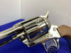 1980 Colt Single Action Army 44Spl 7.5 -STUNNING NICKEL FINISH- NOS Example