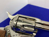 1980 Colt Single Action Army 44Spl 7.5 -STUNNING NICKEL FINISH- NOS Example